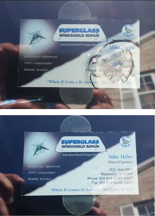 Image of SuperGlass Windshield Repair (100% Mobile Service) - Repair "Yes", but sorry, not Replacement