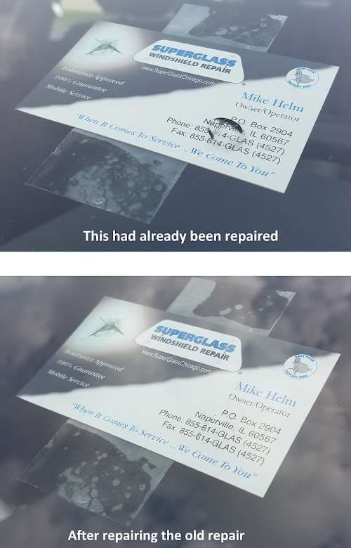 Image of SuperGlass Windshield Repair (100% Mobile Service) - Repair "Yes", but sorry, not Replacement
